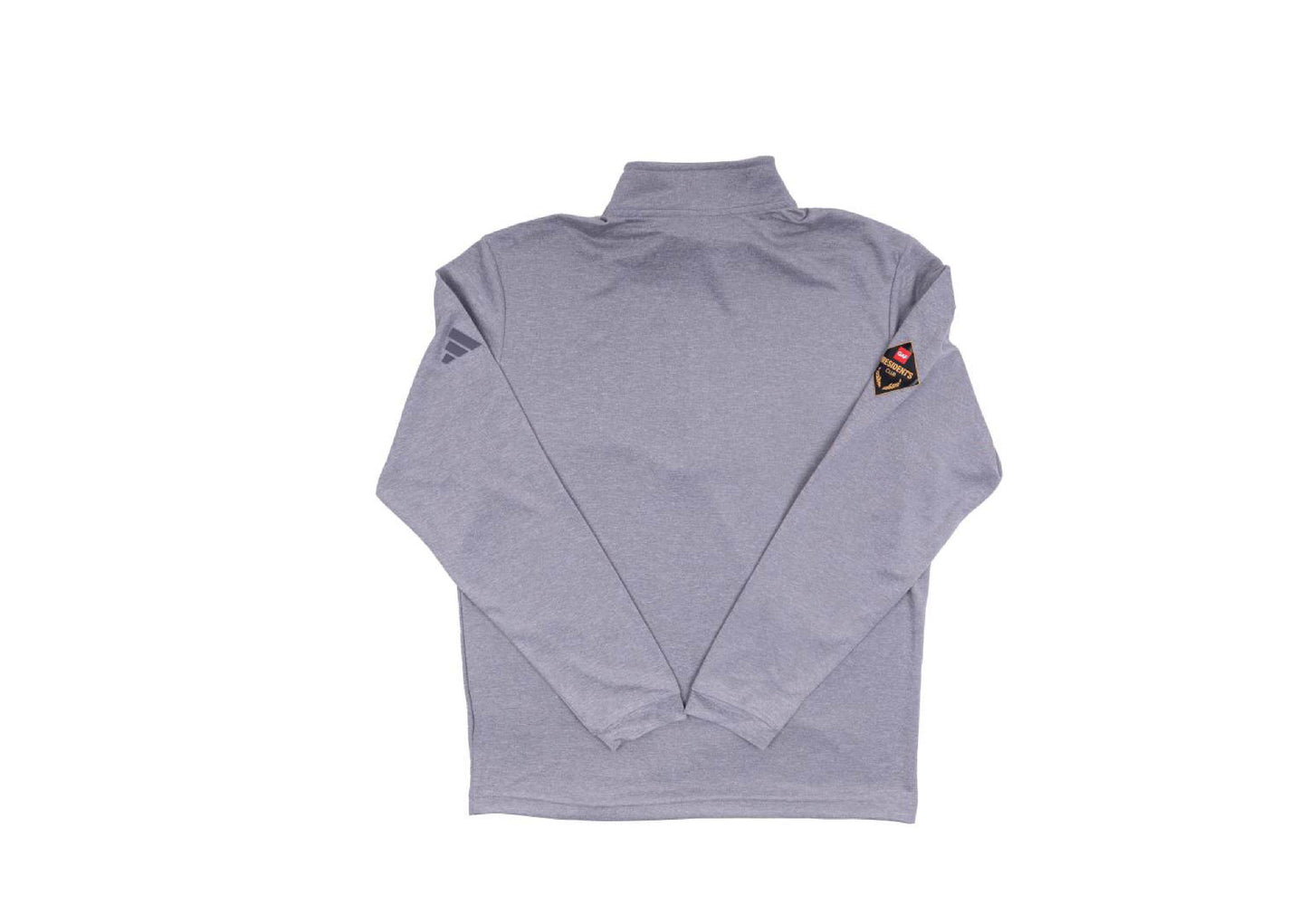 Adidas Quarter Zip Pullover - Mens - Light Gray