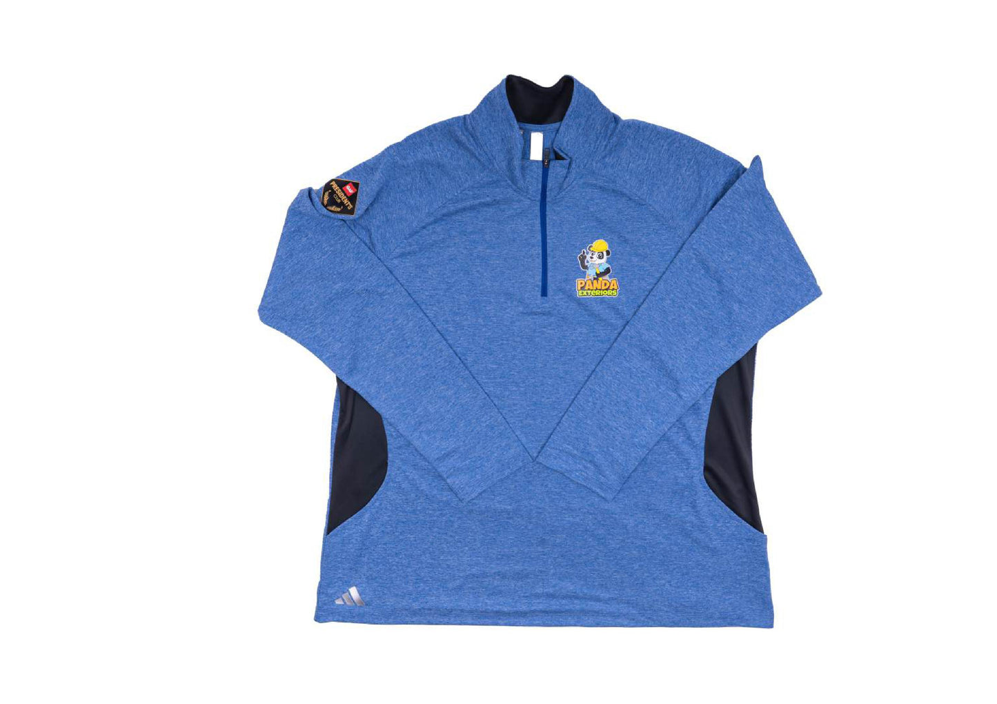 Adidas Quarter Zip Pullover - Womens - Heather Royal Blue