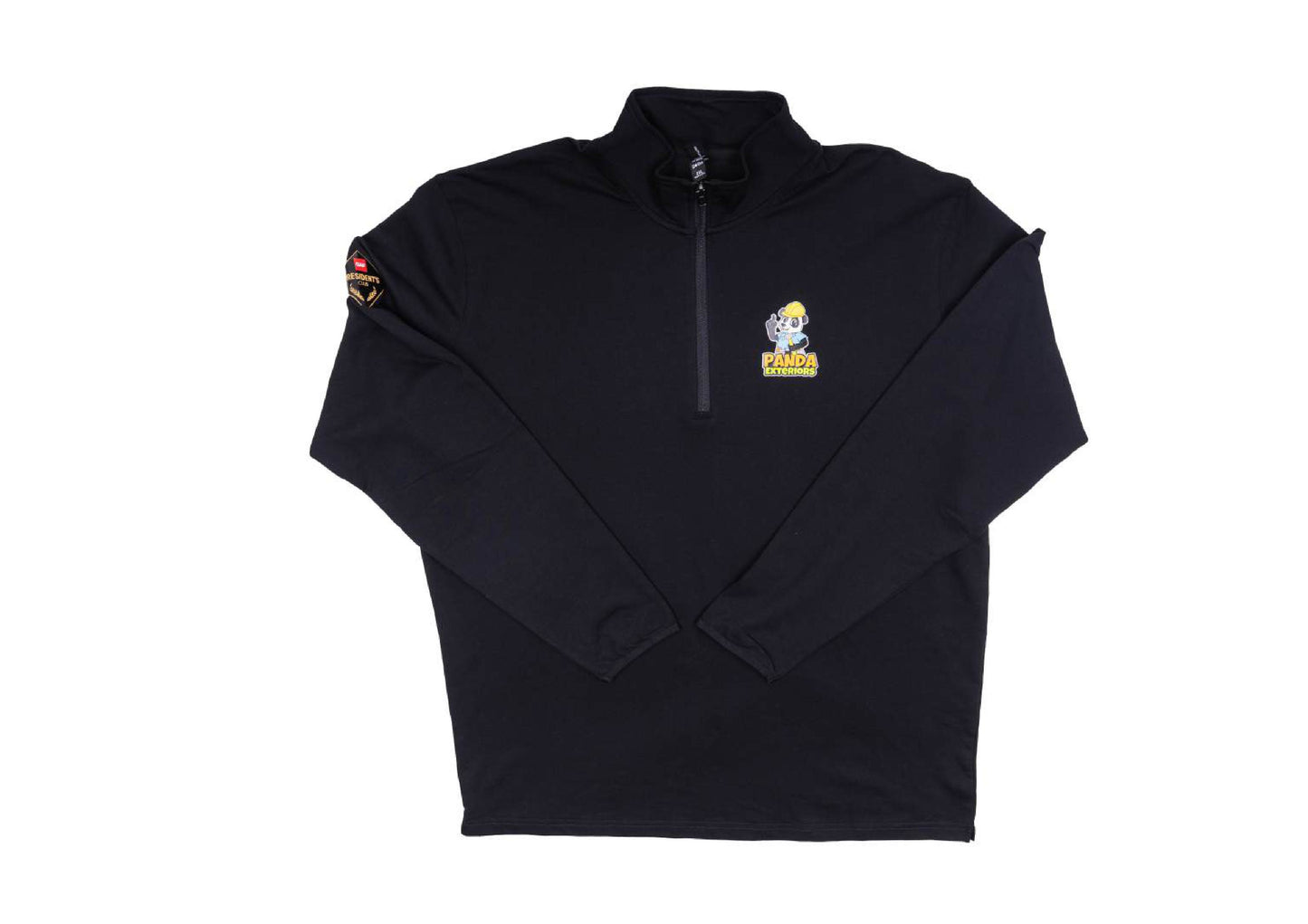 Quarter Zip Pullover - Mens - Black
