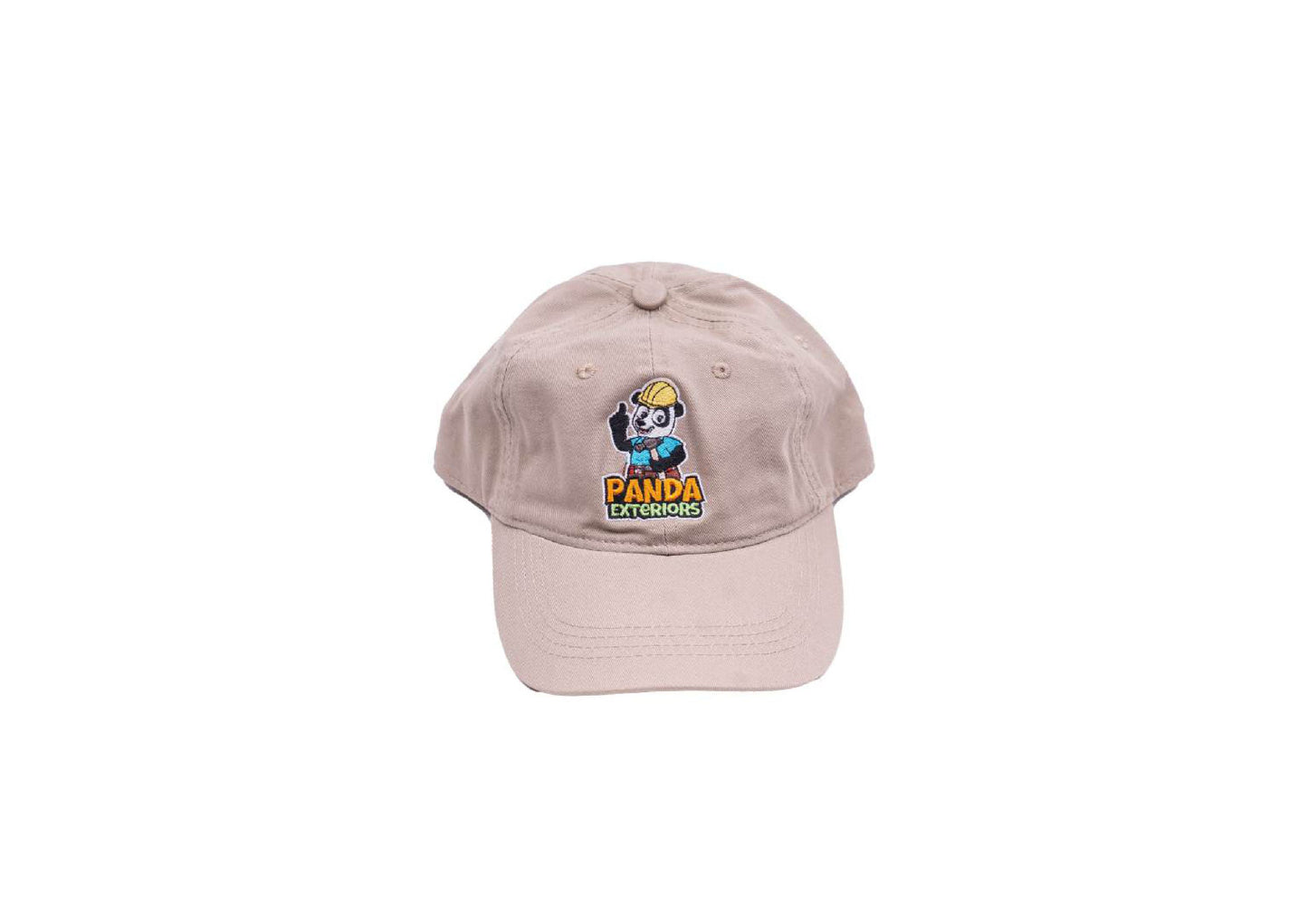 Panda Baseball Hat (Adjustable Buckle) - Taupe