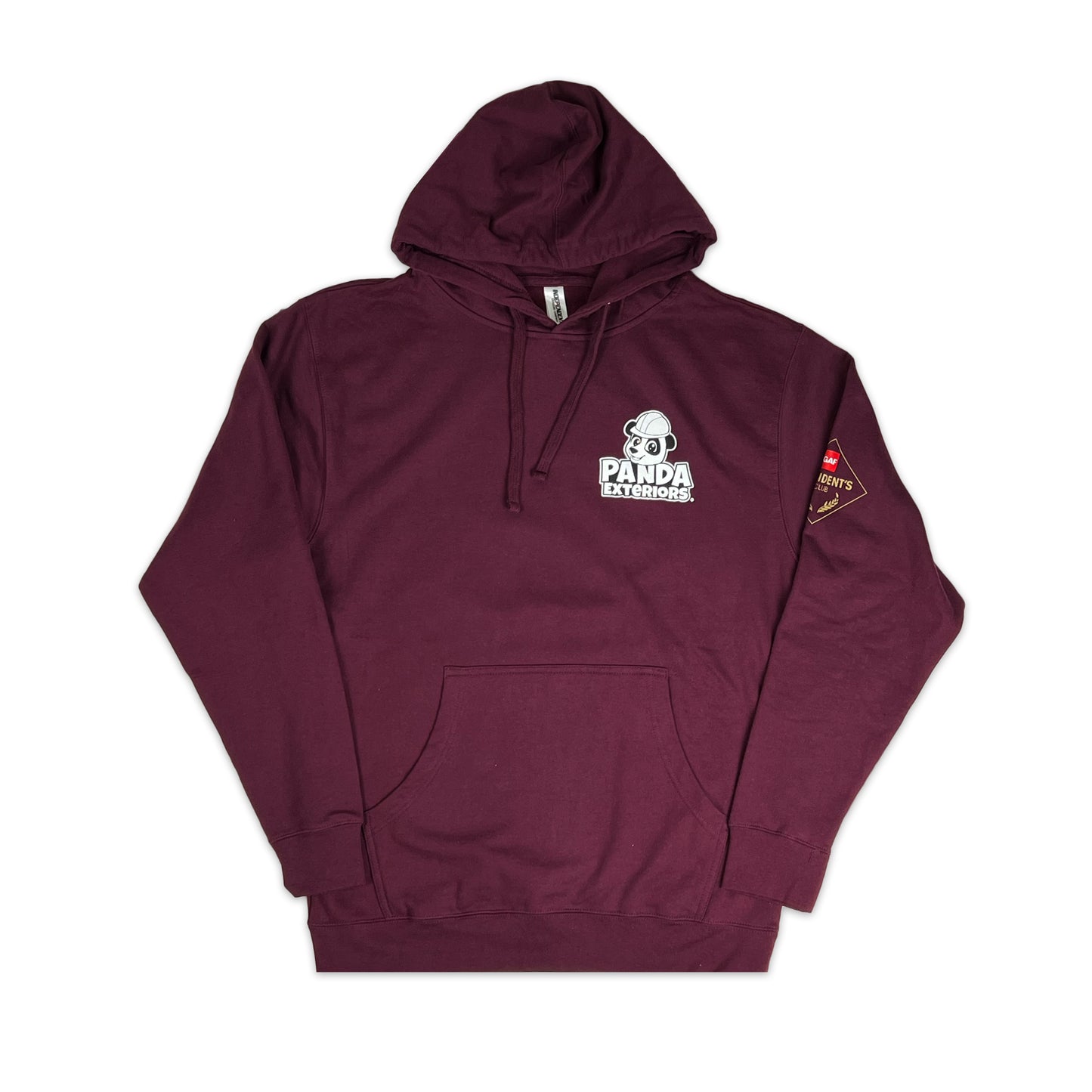 Panda Core Hoodie - Burgundy